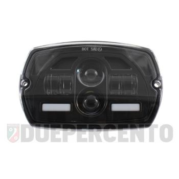 Fanale anteriore completo led, EVOK 6v / 12v per Vespa 50 Special/ Elestart