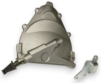Carter frizione RMS a cremagliera con staffa supporto registro M7 per Vespa PK50XL2/ FL/ HP/ PK125FL/ XL2 adatto anche per Vespa 50/ 50 Special/ ET3/ Primavera/ PK50-125
