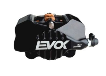 Pinza freno EVOK IRON BRAKE P34, 1 pistoncino Ø 34 mm, nero, per Vespa PX '98/ MY/ '11 kit GRIMECA