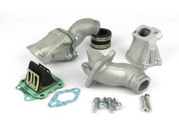 Collettore aspirazione lamellare al carter 2-3 fori PARMAKIT P 24mm per Vespa PK50-125/ FL/ HP/ N/ Rush