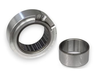 Kit cuscinetto a rulli con boccola DRT 25x38x47 montaggio albero con sede cuscinetto 25mm