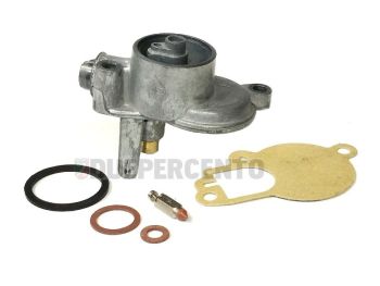 Coperchio vaschetta carburatore SI, PINASCO per spillo galleggiante Ø 5,2 mm per Vespa PX125-200 / P200E / Rally/ Cosa/ Sprint/ GTR / TS/ VNB/ VBA