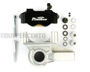 Impianto frenante PINASCO con pinza freno radiale per PX'98/MY/NT 20mm, alluminio, nero/argento