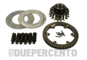 Rapporti secondari 22/64 denti dritti, PINASCO frizioni 8 molle, per Vespa 180-200 Rally /P200E/ PX200/ Cosa 125-200/ T5
