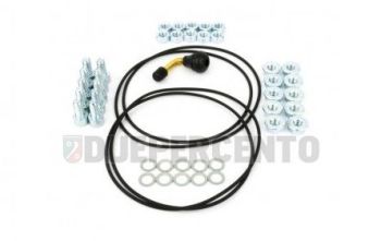 Kit O-Ring, valvola e bulloneria di ricambio per cerchio tubeless scomponibile PINASCO