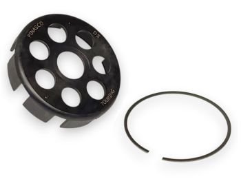 Cestello per frizioni 7 molle PINASCO 2.0 forgiato con anello di rinforzo per Vespa PX200/ P200E/ LML/ Rally 200/ 160GS/ 180SS