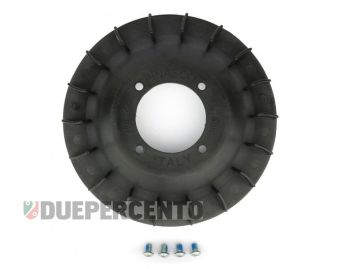 Ventola volano PINASCO in teflon nero per accensione PINASCO FLYTECH per Vespa 50/ 50 Special/ ET3/ Primavera/ PK50-125/ ETS