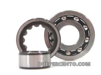 Kit cuscinetti PINASCO 25x52x15/ 25x62x12 per albero motore per carter PINASCO MASTER e SLAVE 125-150/ 200