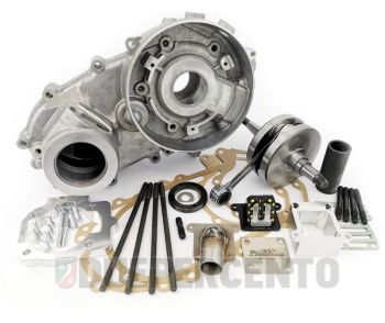 Carter motore PINASCO Super Slave, 4 prigionieri con albero motore corsa 57 mm per Vespa 125 VM/VN/ACMA/150 VB/VGL1/VL/GS