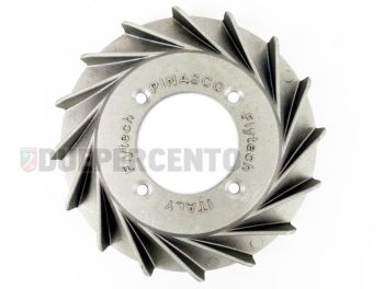Ventola volano PINASCO Touring in alluminio, per accensione PINASCO FLYTECH per Vespa 50/ 50 Special/ ET3/ Primavera/ PK50-125/ ETS