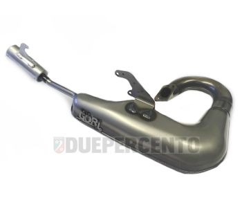 Marmitta espansione GORI "Super Sport" per Lambretta 125 LI/LIS/DL/GP/150 LI/LIS/SX/DL/GP/175 TV 2°-3°/200 TV/SX/DL/GP