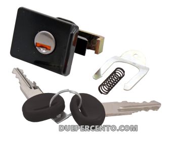 Serratura bauletto, per Vespa 50/ ET3/ PX125-150/ P200E/ P200E/ Super/ Rally/ 180 SS