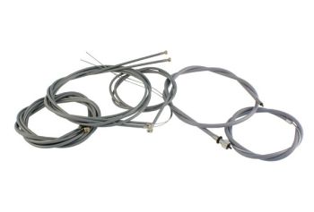 Kit cavi e guaine grigie in teflon per Vespa Sprint / Sprint Veloce/ Super/ GT / GTR/ Rally 180-200