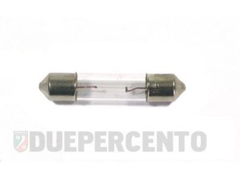 Lampadina siluro 6V 0,6W - 6x31 FLOSSER illuminazione contachilometri Vespa ET3/ Primavera/ Sprint/ GTR/ TS/ Rally