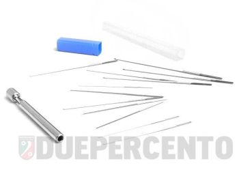 Kit alesatori per getti, Ø da 0.60 a 1.90 mm, 12 pz