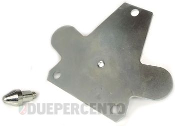 Piastra e perno sella per selle Nisa per Vespa Largeframe