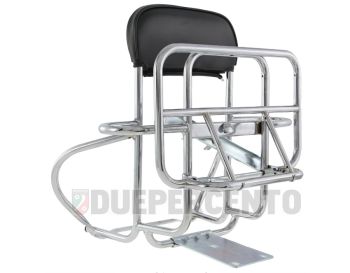 Portapacchi posteriore CUPPINI cromato per Vespa 125 GT/ GTR/ TS/ 150/GL/ Sprint/ V/ 160 GS 2°/ 180 SS/ Rally