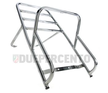 Portapacchi posteriore CUPPINI cromato per Vespa 125 GT/ GTR/ TS/ 150/GL/ Sprint/ V/ 160 GS 2°/ 180 SS/ Rally