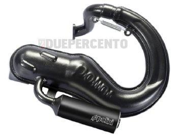 Marmitta espansione POLINI con silenziatore in alluminio per Vespa PK 50/ HP/ FL2/ XL