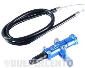 Leva aria manuale POLINI blu con cavo da 70cm