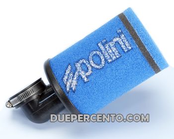 Filtro aria da competizione POLINI Evolution, 90°, PHBG 19-21/PHBL 20-26, collegamento: 39mm, l=190 mm