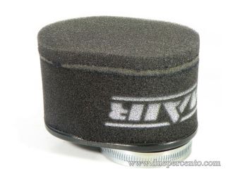 Filtro aria racing RAMAIR Ø=42mm, L=70mm OVALE per DELL'ORTO PHBL 24-26/PHBH,28-30/MIKUNI TM24/28