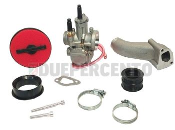 Kit carburatore POLINI PWK 28 aspirazione al carter 2 fori per Vespa 50/ 50 Special/ ET3/ Primavera