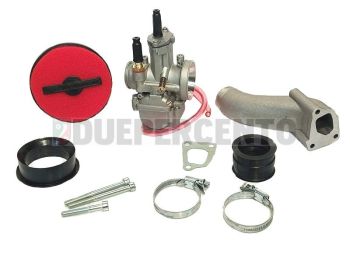 Kit carburatore POLINI PWK 28 aspirazione al carter 3 fori per Vespa PK50-125/ETS/XL/HP