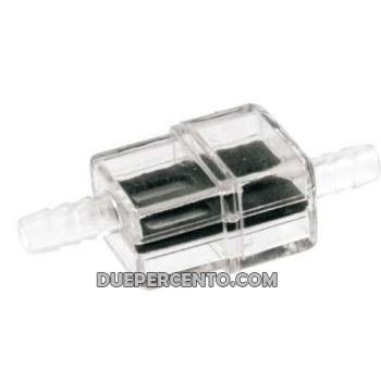 Filtro tubo benzina mignon con attacco tubo 7 mm