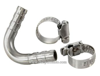 Raccordo curvato benzina Ø i 7,0mm, Ø a 10,0mm, 55°