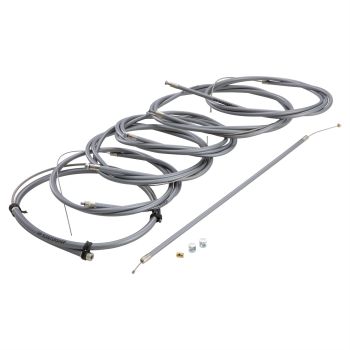Kit cavi e guaine grigie SIP PE Inliner per Lambretta DL/ GP 125-200/ LI/ Special/ SX/ 175 TV