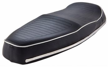 Sella SIP sport con bordino bianco per Vespa GTR/ TS/ Sprint/ VBA/ PX125-150/ PE200/ MY