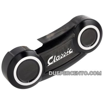Coperchio mozzo SIP "Classic" nero, cnc per Vespa PK50-125/ S/ XL/ XL2/ PX125-200/PE/Lusso/'98/MY/T5/Cosa