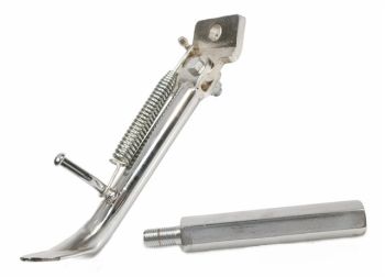 Cavalletto laterale SIP Vespa 125 VNA/VNB/Super/150 VBA/VBB/Super/GT/GTR/PX125-200/PE/Lusso/'98/MY/T5- CROMATO