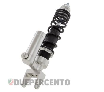 Ammortizzatore posteriore SIP PERFORMANCE 2.0 RACE corpo ARGENTO molla NERA per Vespa 50/ ET3/ Primavera/ PX125-200/ P200E/ COSA/ T5