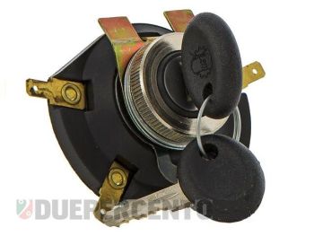 Commutatore a chiave SIEM per Vespa125 ET3/ 200 Rally 2°/ PX125-150/ P150S/ P200E senza batteria