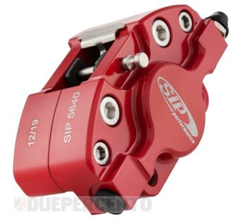 Pinza freno SIP 2 pistoncini Ø 31,5 mm, rosso, per Vespa PX '98/ MY/ '11 kit GRIMECA