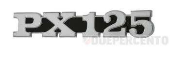 Targhetta "PX125", adesiva, per cofano Vespa PX150 2011