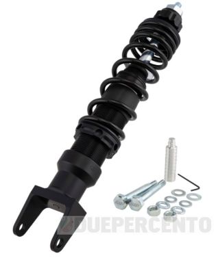 Ammortizzatore posteriore SIP PERFORMANCE 2.0 corpo NERO OPACO molla NERA per Vespa 50/ ET3/ Primavera/ PX125-200/ P200E/ COSA/ T5
