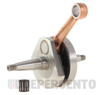 Albero motore MAZZUCCHELLI per SIP, biella 105, corsa 57, conversione cono 17mm a cono 20 PX per Vespa 125 VNB/ GT/ GTR 1°/ Super/ TS/ 150 VBA/ VBB/ GL/ Sprint/ Super