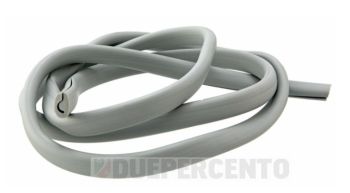 Profilo scudo SIP grigio chiaro in gomma l=1650 mm per Vespa 50/ ET3/ PV/ PK/ PX/ GTR/ TS/ Sprint/ Rally