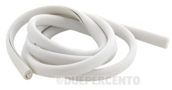 Profilo scudo SIP bianco in gomma l=1650 mm per Vespa 50/ ET3/ PV/ PK/ PX/ GTR/ TS/ Sprint/ Rally
