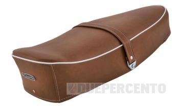 Sella marrone Retro SIP Classic per Vespa 125 VNA/ VNB/ GT/ GTR/ Super/ TS/ 150 VBA/ VBB/ GL/ Sprint/ V/ Super
