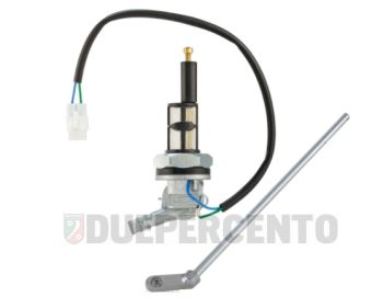Rubinetto benzina maggiorato SIP "FAST FLOW 2.0" con spia di riserva elettrica per Vespa 50/ET3/PV/PX125-200/Sprint/GL/150GS/160GS/Rally