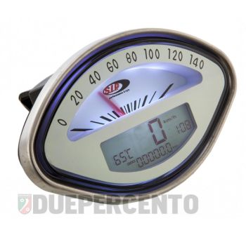 Contachilometri e contagiri SIP 2.0, fondo beige per Vespa GT/ VBA/ VBB/ GL/ GS/ Sprint/ 160GS/ 180SS