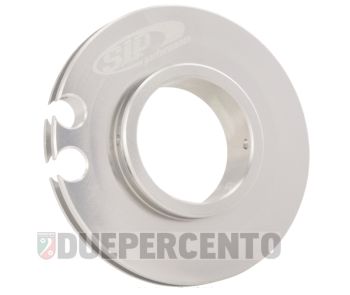 Puleggia corsa corta comando marce SIP Ø50mm, argento anodizzato, CNC, per Vespa 50 R 2°/ Special/ Primavera 2°/ ET3/ GTR 2°/ TS 2°/150 Sprint V. 2°/ Super 2°/ 200 Rally 2°