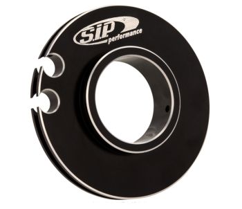 Puleggia corsa corta comando marce SIP Ø50mm, nero anodizzato, CNC, per Vespa 50 R 2°/ Special/ Primavera 2°/ ET3/ GTR 2°/ TS 2°/150 Sprint V. 2°/ Super 2°/ 200 Rally 2°