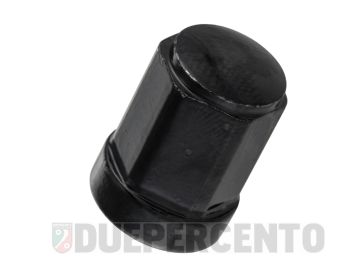 Dado M8x1,25 mm, acciaio nero, esagonale 2 K per cerchio tubeless SIP