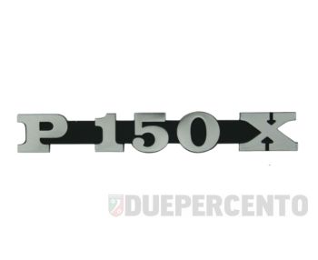 Targhetta "P150X", per cofano per Vespa P150X
