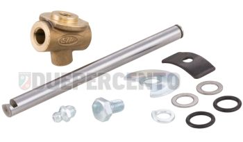 Kit snodo molla sospensione anteriore SIP, con perno per Vespa 125 V1-15/ V30-33/ VM/ VN/ VNB/ GT/ TS/ 150VL/ VBB/ Sprint/ Rally 180-200